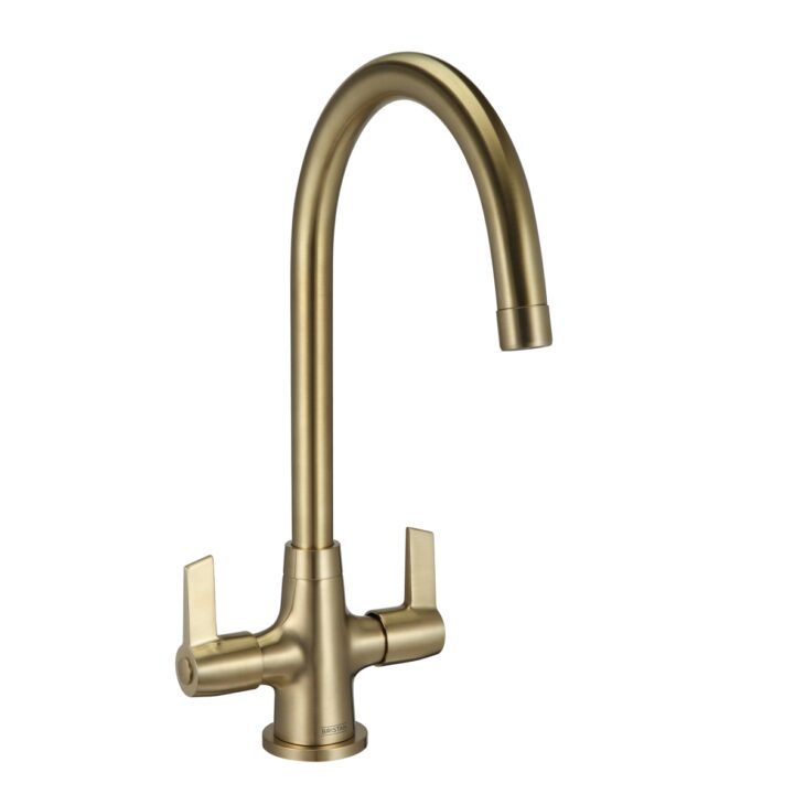 Bristan Echo Brushed Brass Easyfit Mono Kitchen Mixer Tap