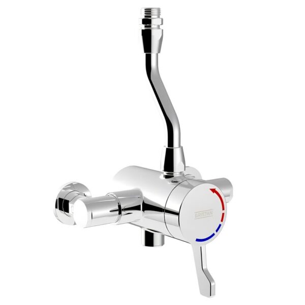 Bristan Opac Thermostatic Exposed Shower Valve - Chrome