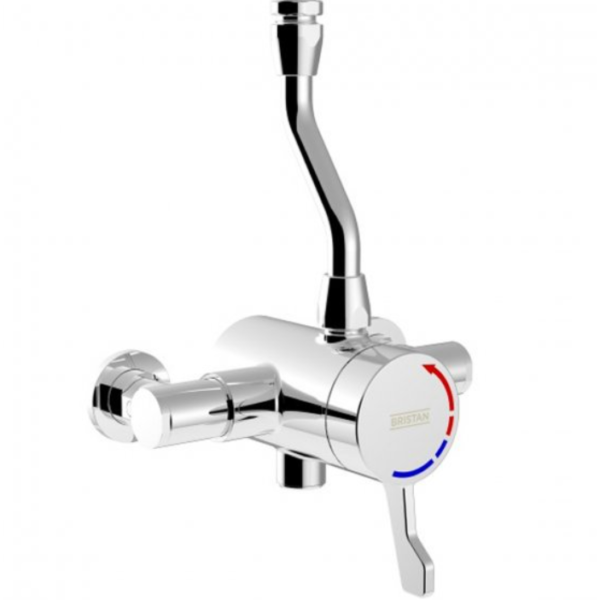 Bristan Opac Thermostatic Exposed Shower Valve - Chrome