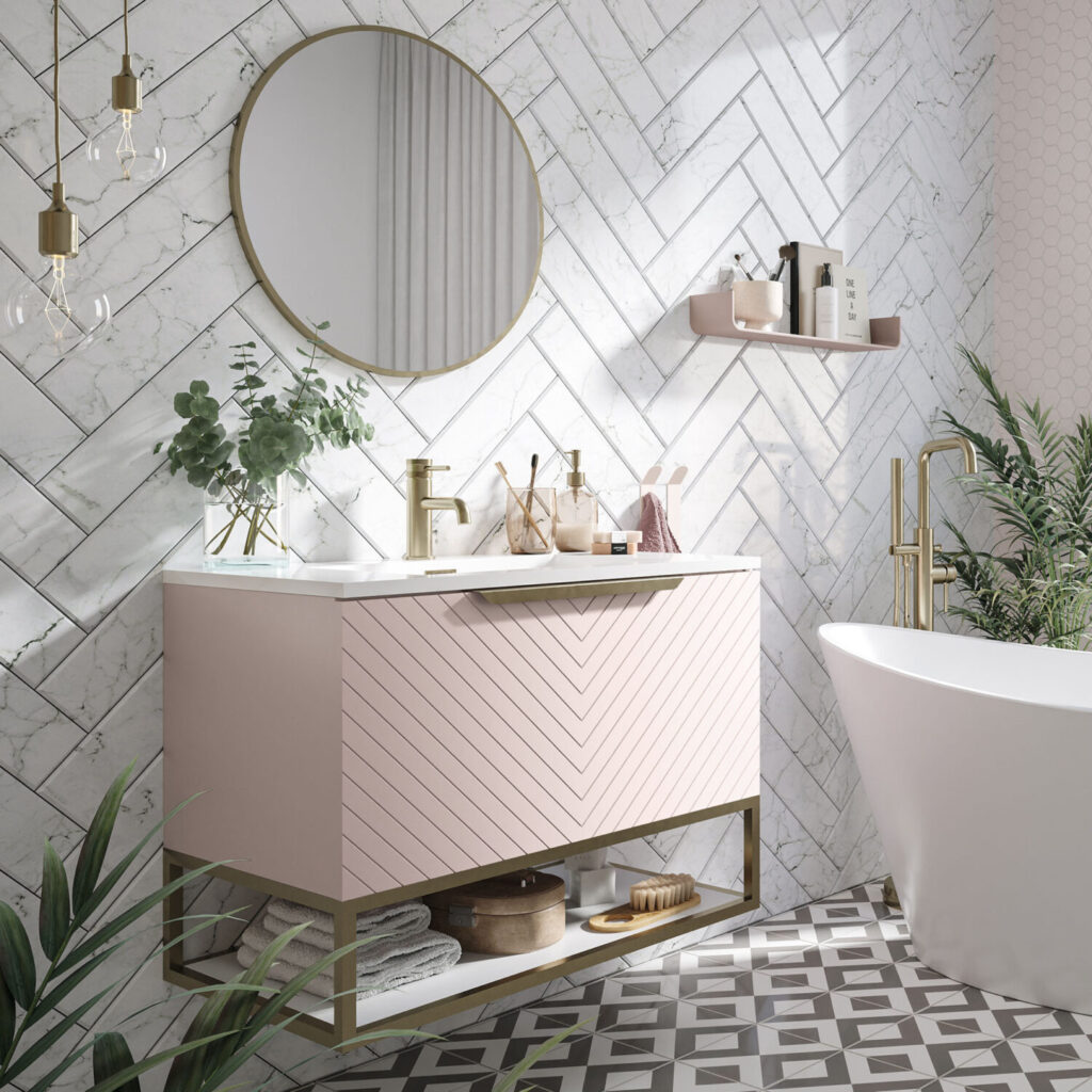 Lacie Round Brushed Brass LED Bathroom Demister Mirror 600mm - Image 3