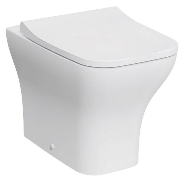 Kartell Eklipse Square Rimless Back To Wall Toilet & Seat