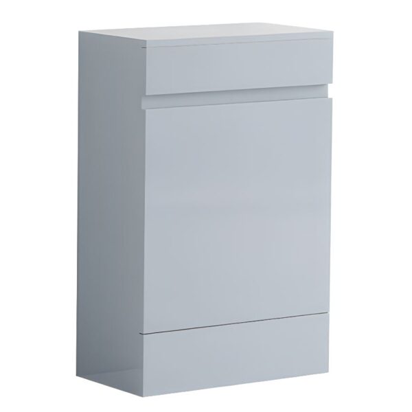 Waterproof Back To Wall Toilet Unit 550mm - Light Grey