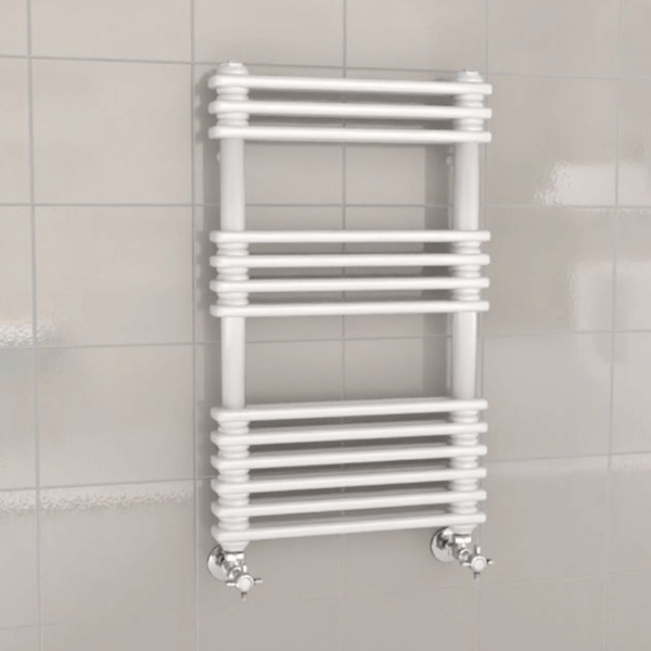 Kartell Kolumn Designer Heated Towel Rail 500mm x 832mm - White