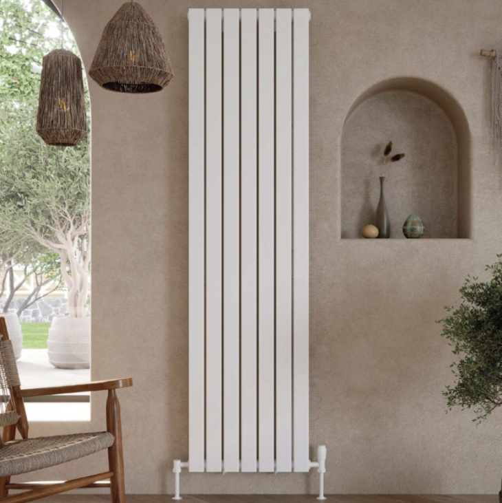 Bravo White Designer Radiator Single 1800mm x Various Widths