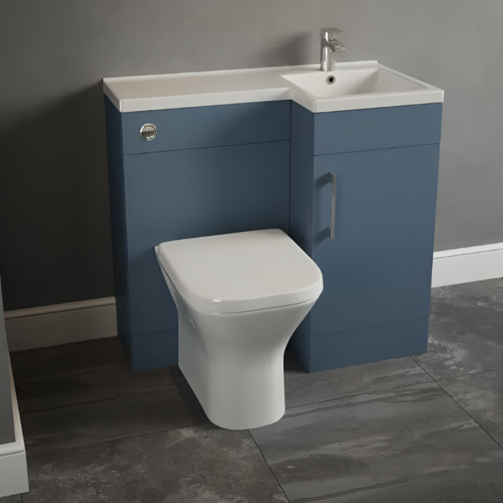900mm L Shape Combination Furniture Corn Blue - Image 2