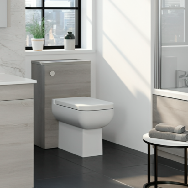 Grey Ash Purity Back To Wall WC Unit 505mm - Image 2