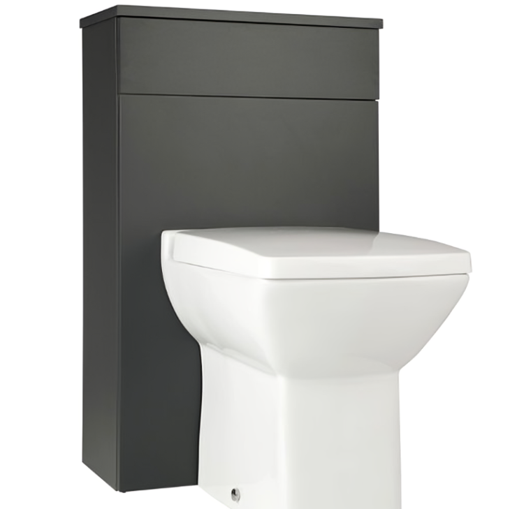 Kore 500mm Matt Dark Grey Floor Standing WC Unit - Image 3