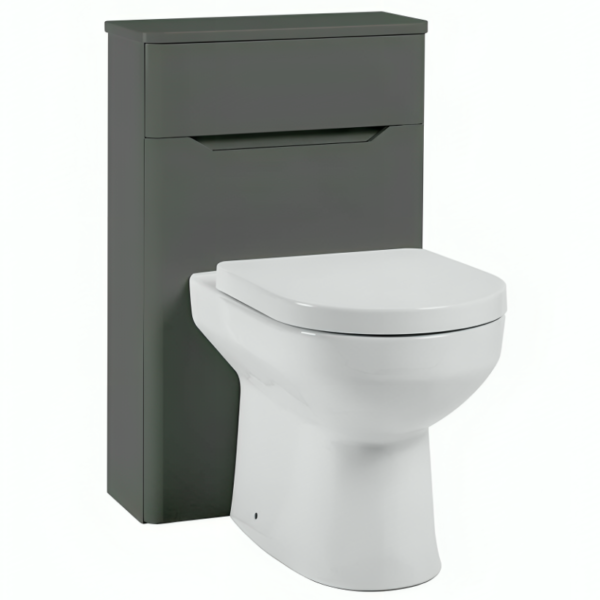 Bella Anthracite Back To Wall WC Toilet Unit 500mm