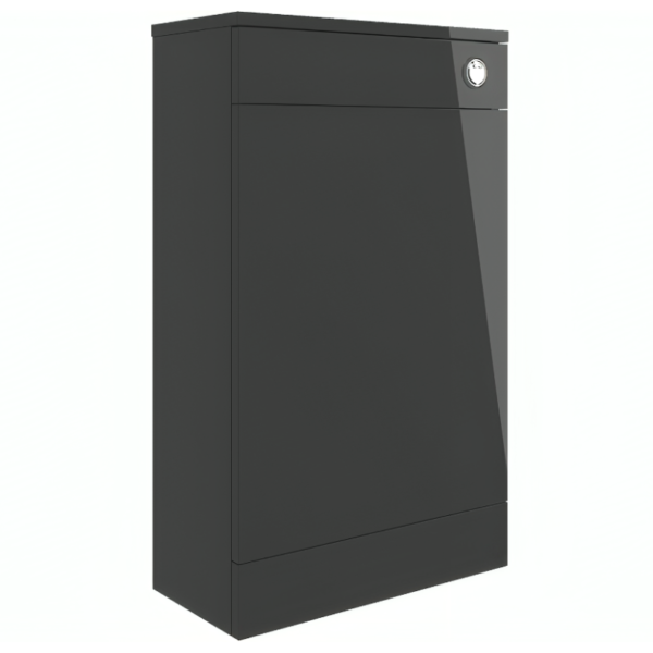 Anthracite Viola Gloss Back To Wall WC Toilet Unit 500mm
