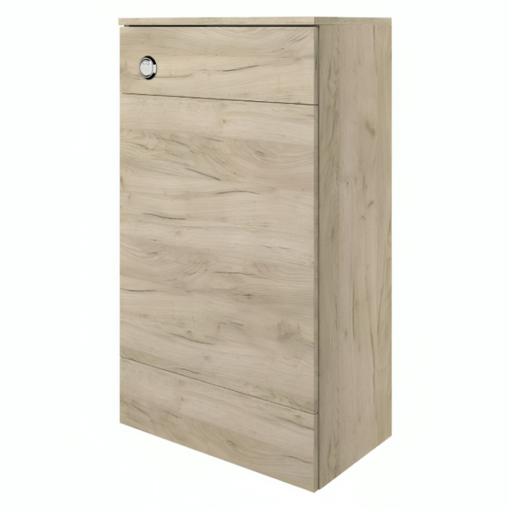 Oak Wood Viola Back To Wall WC Toilet Unit 500mm - Image 2