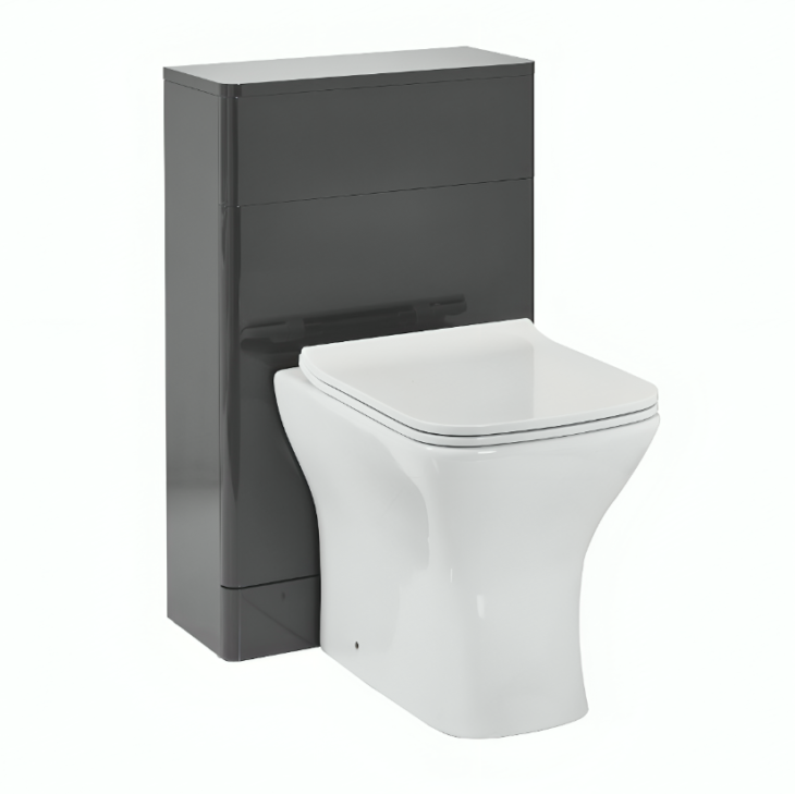 Wolf Grey Mossini Back To Wall WC Unit 500mm