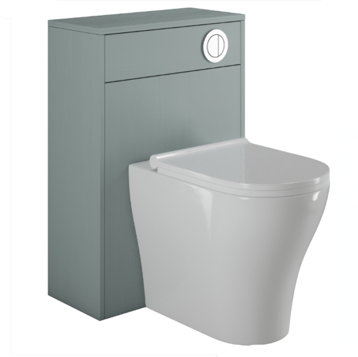 Duck Egg Traditional Back To Wall Wc Unit 550mm