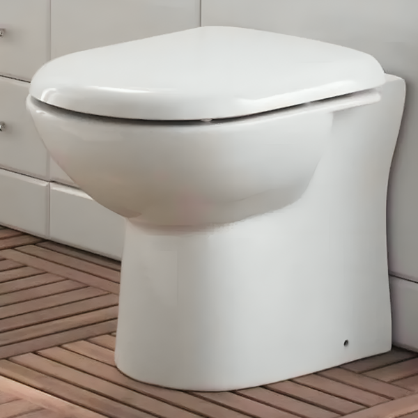 Futura Gloss White Space Saving Toilet & WC Unit With Built In Sink 500mm - Image 4