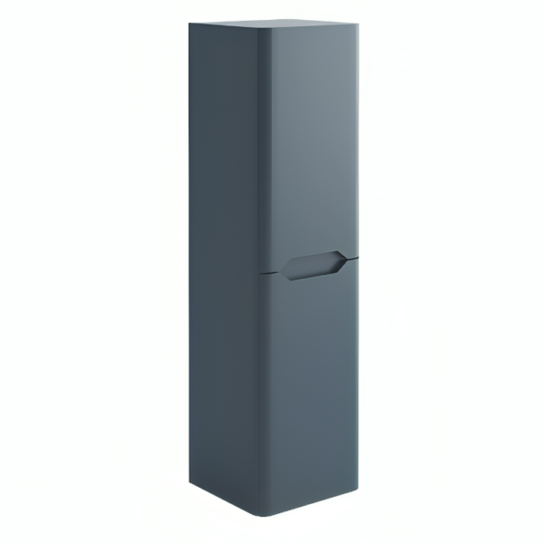 Wall Mounted Tall Storage Cabinet Unit 1400mm – Blue