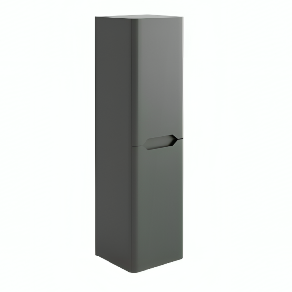 Wall Mounted Tall Storage Cabinet Unit 1400mm – Anthracite