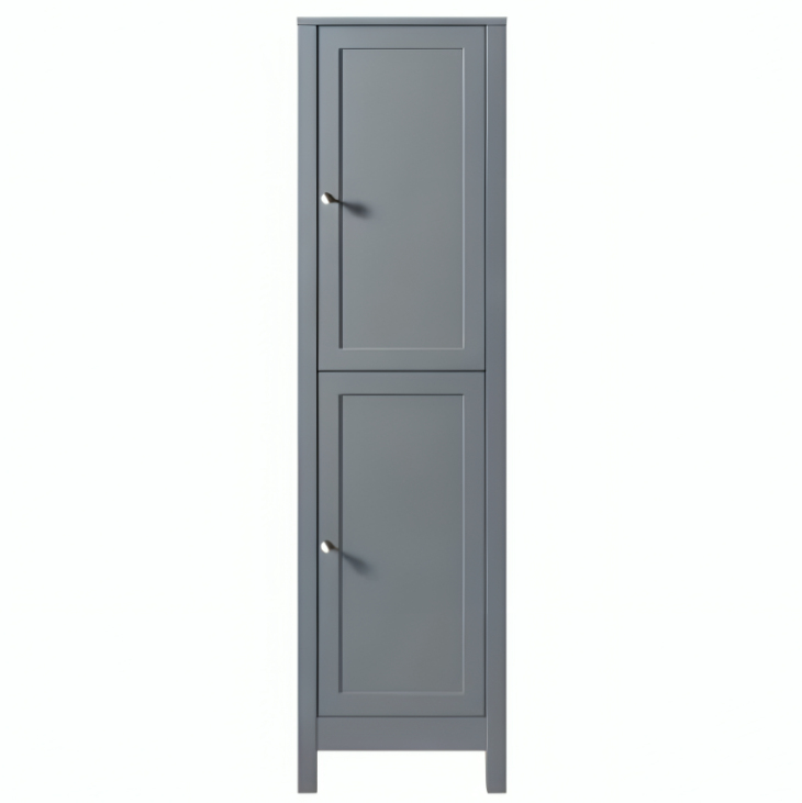 Turin Tall Boy Storage Unit 2 Door - Grey