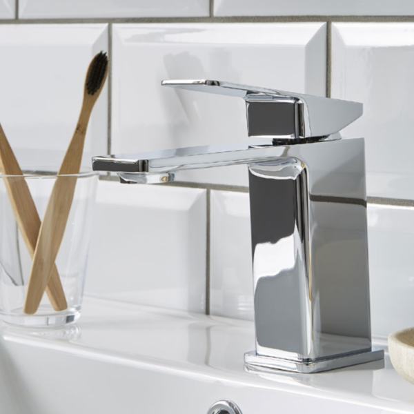 Kartell Fine Mono Basin Mixer Tap - Chrome - Image 2