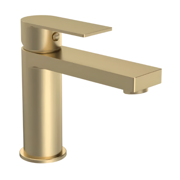 Nuie Canada Mono Basin Mixer & Waste - Brushed Brass
