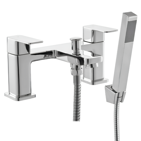 Kartell Dakota Bath Shower Mixer Tap - Chrome