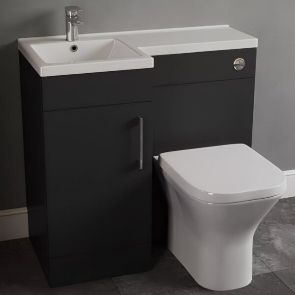 900mm L Shape Combination Furniture Black