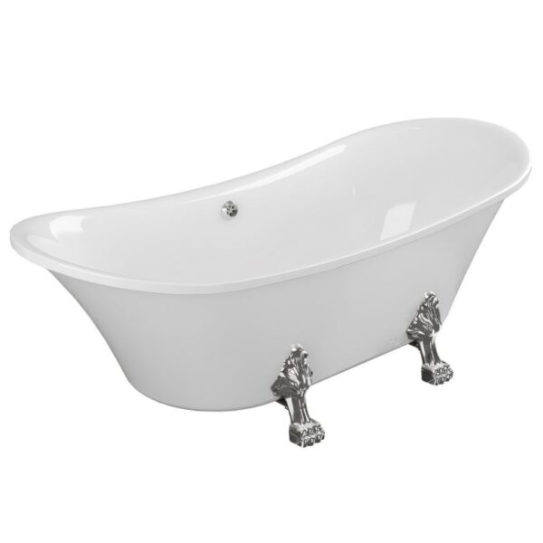 AquaVolere Harbour Freestanding 0TH Bath With Feet 1760MM X 710MM