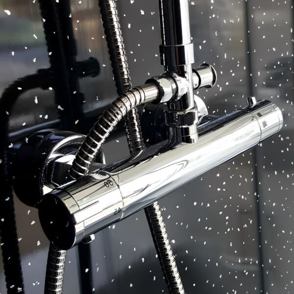 Maxplas Bathroom Wall Panel 2.4m x 1m - Black Sparkle - Image 3