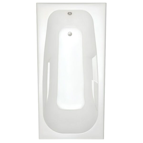 Sanica Rodas 1650mm x 700mm Single Ended Bath White Bath Tub