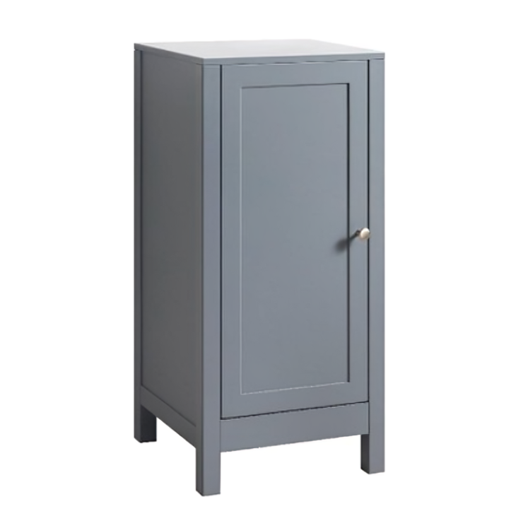 Tailored Turin Bathroom Side Cabinet 400mm - Grey