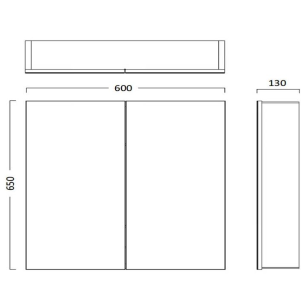 Tavistock Balance Single Door Mirror Cabinet - Image 2