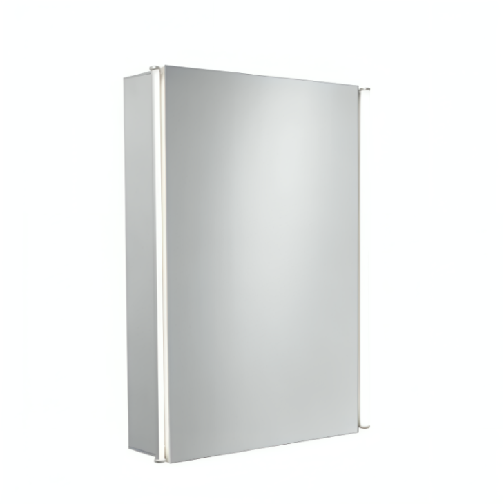 Tavistock Stride 490mm Single Door Mirror Cabinet With LED