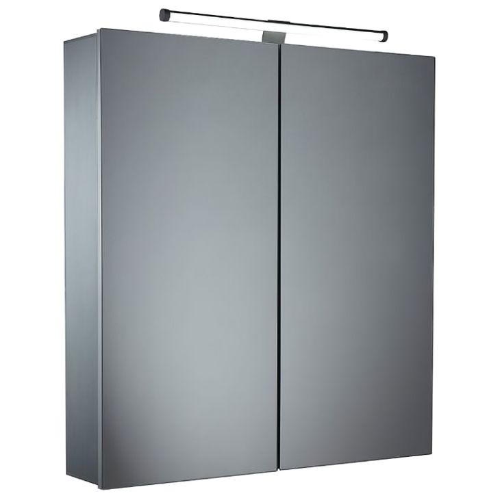 Tavistock Conduct Double Mirror Door Cabinet With LED Light