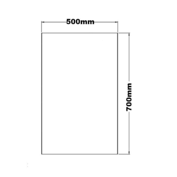 Kartell Reflections Link LED Mirror Cabinet 700mm H x 500mm W - Image 3