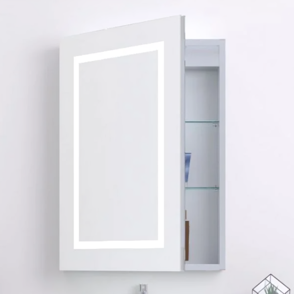 Kartell Frame 500 x 700 LED Illuminated Mirrored Bathroom Cabinet