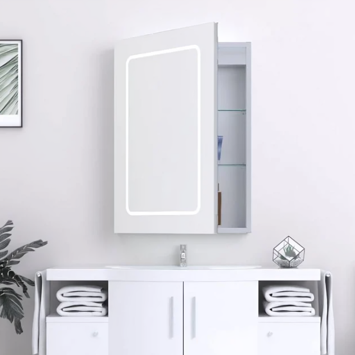 Kartell Reflections Fine LED Mirror Cabinet 700mm H x 500mm W