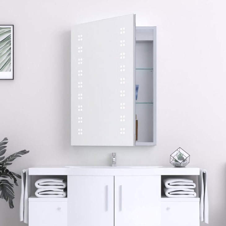 Kartell Reflections Kandy LED Mirror Cabinet 700mm H x 500mm W