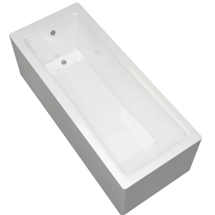1700mm x 750mm Sanica Granada Square Single Ended Bath