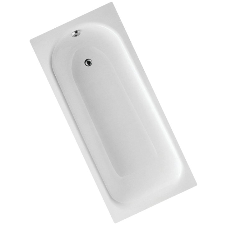 Single Ended Bath With 2 Tap Hole Steel - Various Sizes