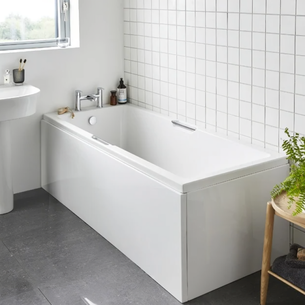 Kartell Luxe Gripped Rectangular Bath Single Ended - Various Sizes - Image 2
