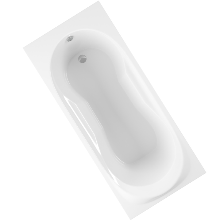 Keyhole Single Ended Bath 1700mm x 750mm