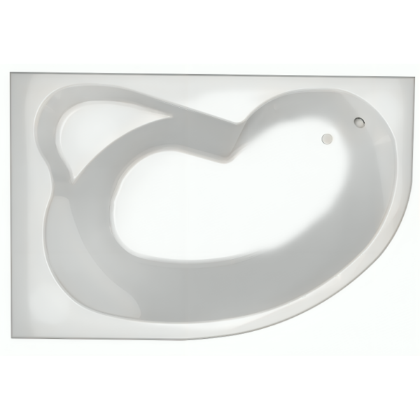 Sanica Sabin Corner Bath 1500mm x 1000mm - Left or Right Hand with Panel - Image 5