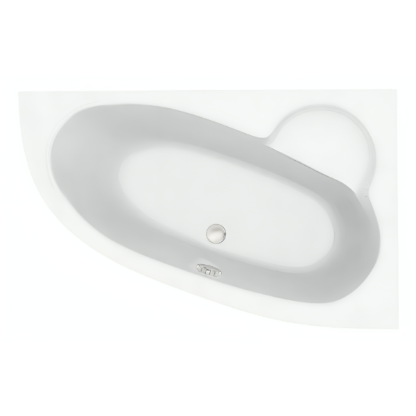 AquaVolere Offset Corner Bath 1500 x 950mm with Panel & Legs - Left or Right Handed | 0TH Design"