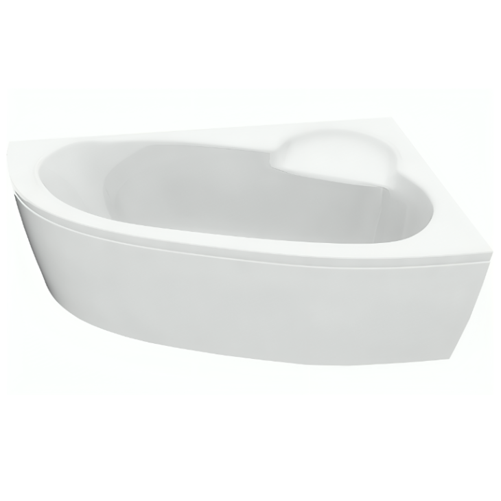 AquaVolere Offset Corner Bath 1500 x 950mm with Panel & Legs - Left or Right Handed | 0TH Design" - Image 2
