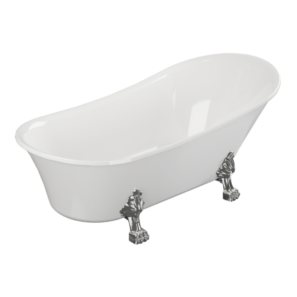 AquaVolere Freestanding Bath 0TH With Feet 1620MM X 700MM