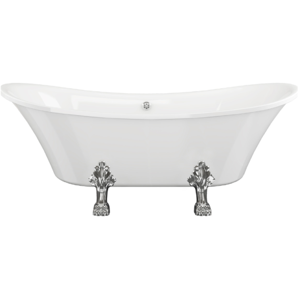 AquaVolere Harbour Freestanding 0TH Bath With Feet 1760MM X 710MM - Image 2