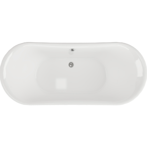AquaVolere Harbour Freestanding 0TH Bath With Feet 1760MM X 710MM - Image 4