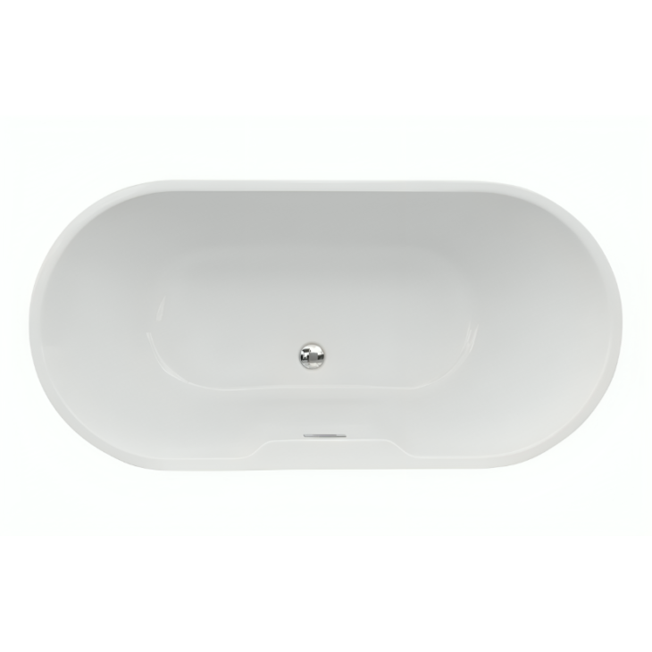 AquaVolere Freestanding Double Ended White Bath - Various Sizes - Image 2