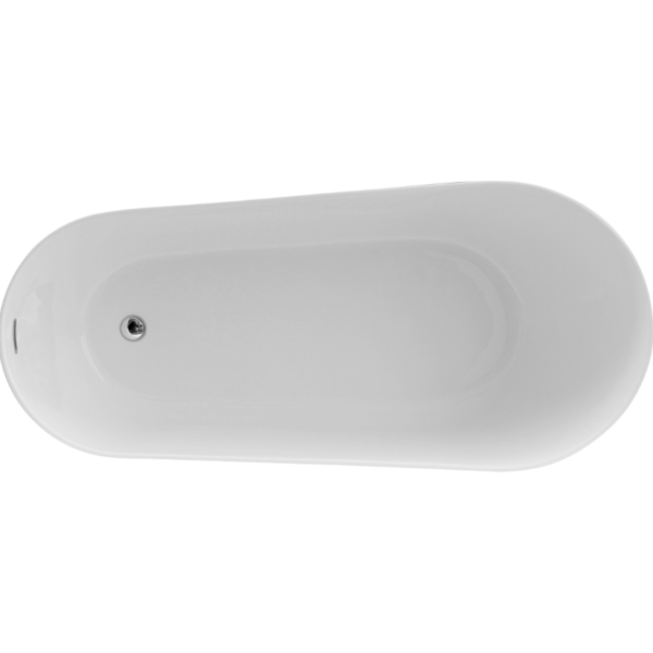 AquaVolere Freestanding White Slipper Bath 1500MM x 750MM - Image 2