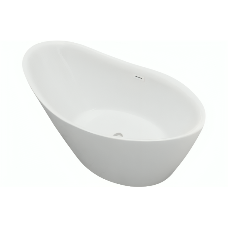 AquaVolere Freestanding White Bath 1500MM X 720MM - Image 2