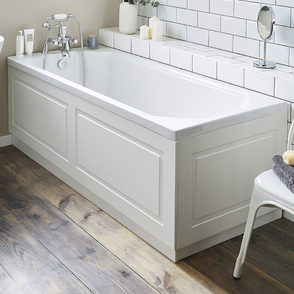 Kartell Astlea Duo Double Ended Rectangular Acrylic Bath - 1700mm x 700mm