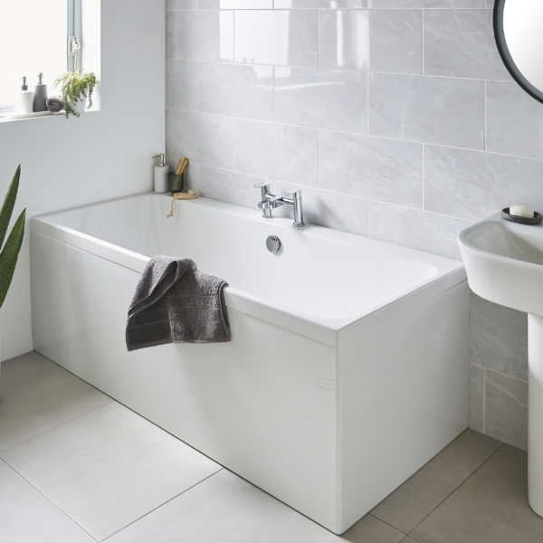 Kartell Refine Duo Double Ended Rectangular Acrylic Bath